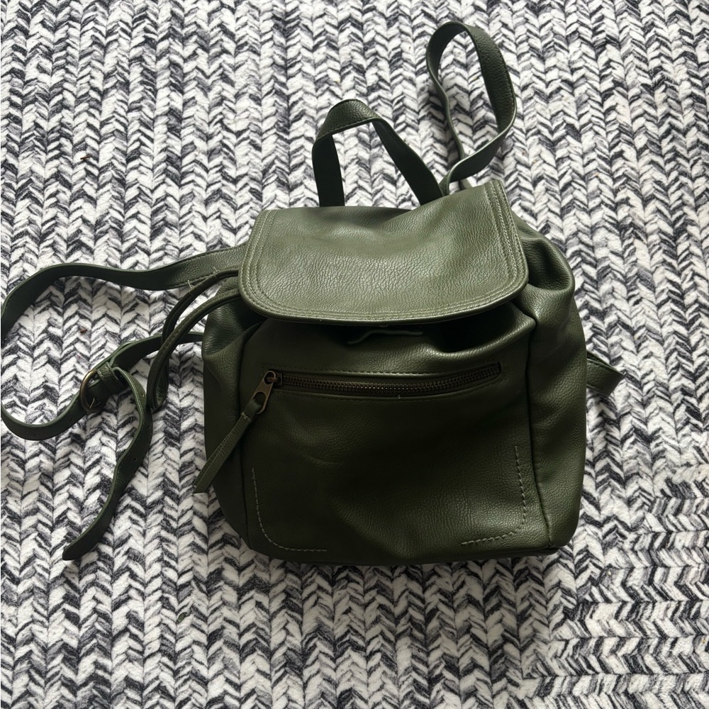 Universal Thread Olive Green Mini Backpack - image 1